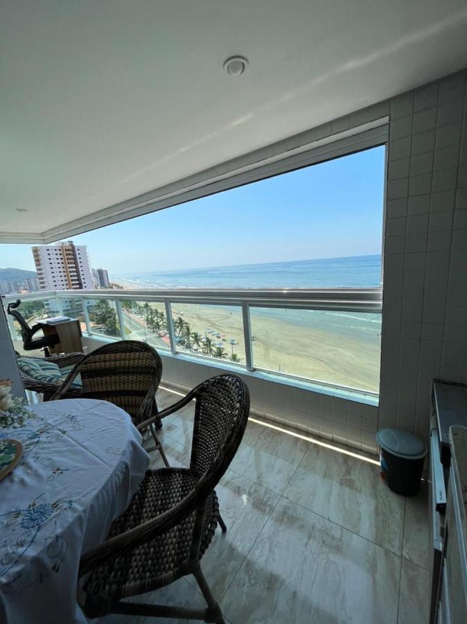 Mongagua Com Vista Para O Mar Pe Na Areia Экстерьер фото