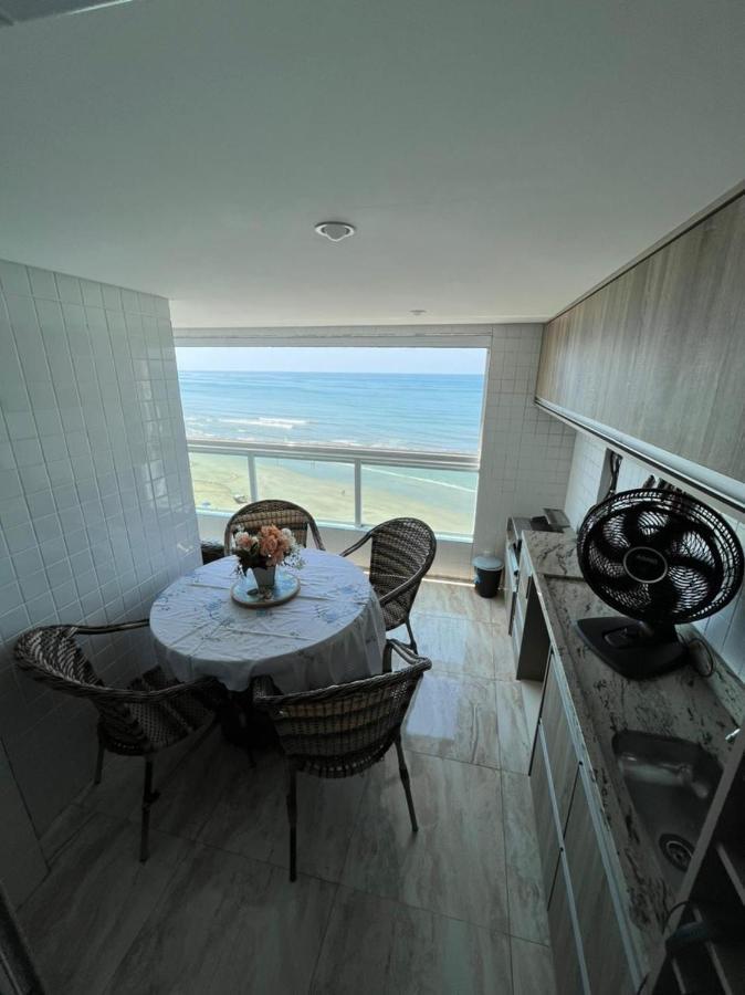 Mongagua Com Vista Para O Mar Pe Na Areia Экстерьер фото